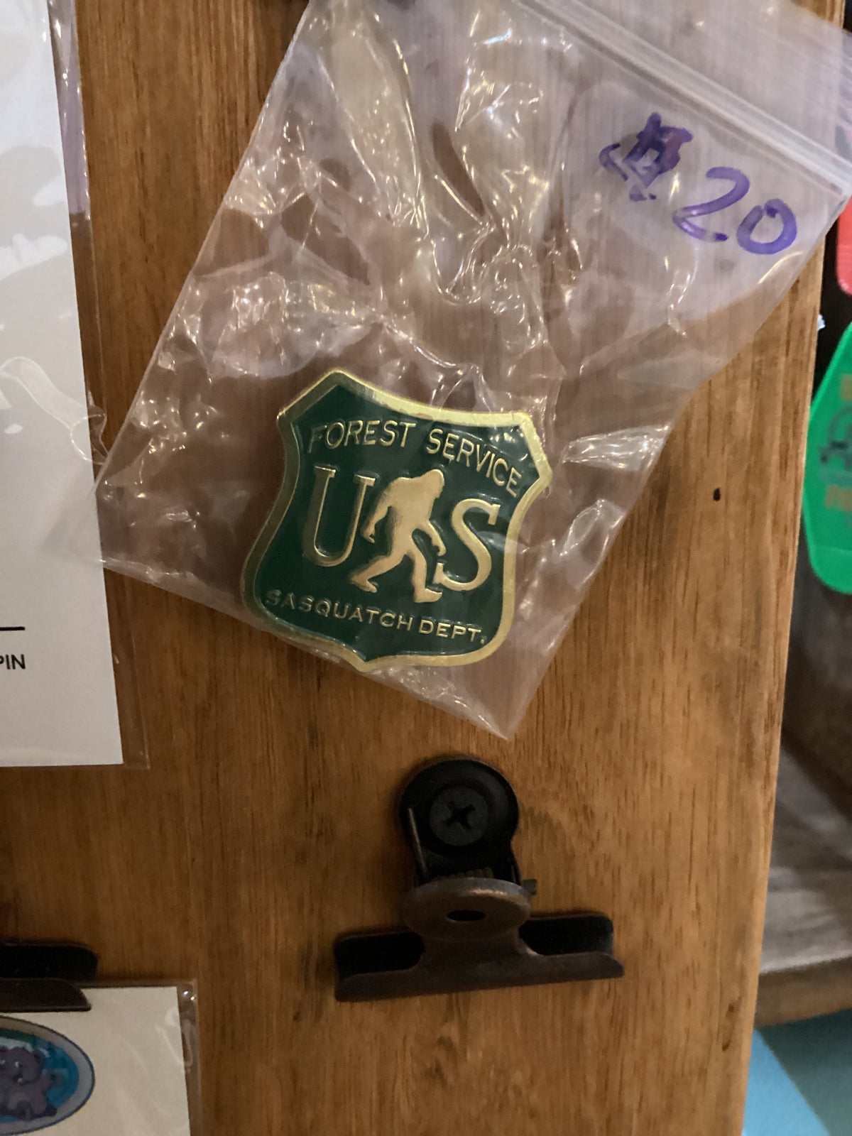 Hb Sasquatch Pin