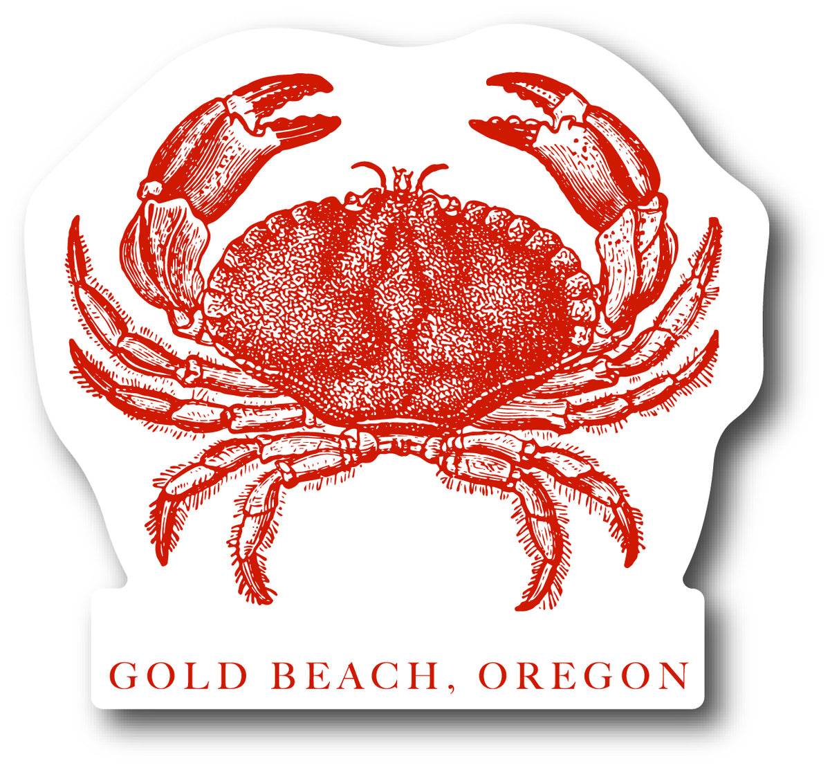 Dungeness Crab Sticker