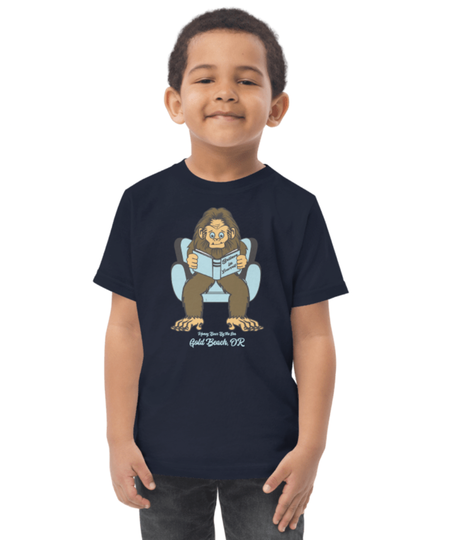 Believe in Yourself Sasquatch Honey Bear By the Sea Toddler Short Sleeve Tee