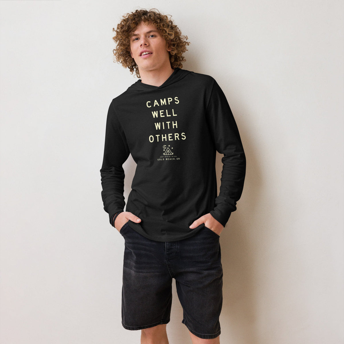 Camps Well With Others Honey Bear By the Sea Hooded Long Sleeve