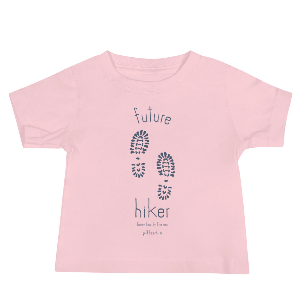 Future Hiker Honey Bear By the Sea Baby Tee
