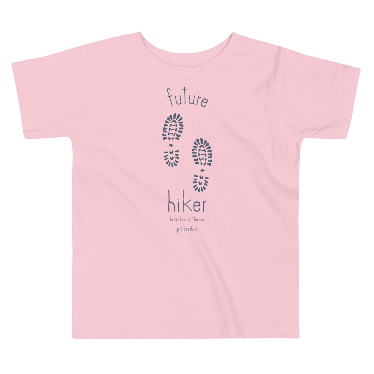 Future Hiker Honey Bear By the Sea Toddler Short Sleeve Tee
